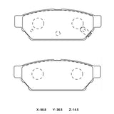 WinmaX W1 Street Performance Brake Pads Mitsubishi Lancer Evo 1 - ModsDirect