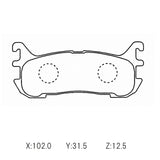 WinmaX W6.5 Race Brake Pads Mazda MX5 (NB & NB8A) - ModsDirect