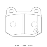 WinmaX W5 Performance Trackday Brake Pads Mitsubishi Evo / WRX Sti / Nissan GTR BREMBO - ModsDirect