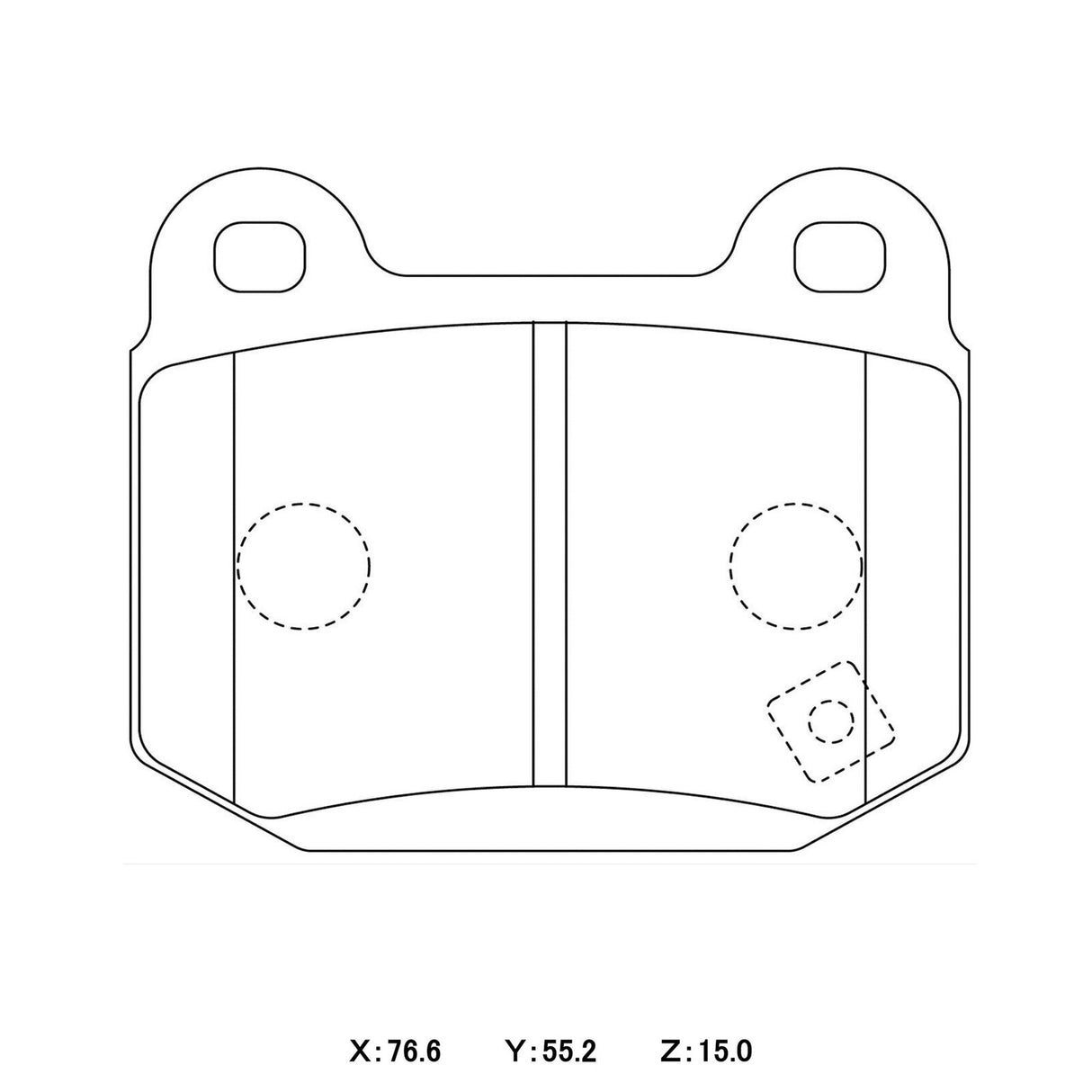 WinmaX W6.5 Race Brake Pads Mitsubishi Evo / WRX Sti / Nissan GTR BREMBO - ModsDirect