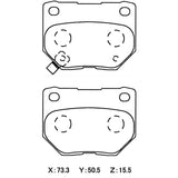 WinmaX W7 Race Brake Pads Subaru WRX / Nissan 300ZX / Skyline Turbo - ModsDirect