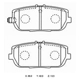 WinmaX W1 REAR Street Performance Brake Pads Mazda MX5 NC / ND - ModsDirect