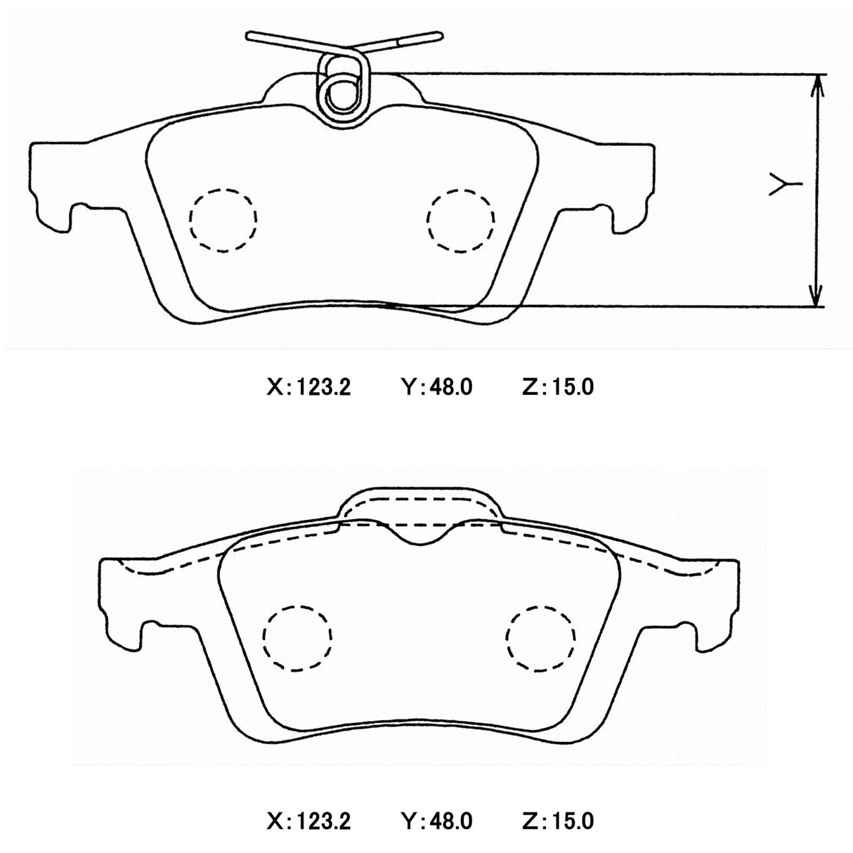 WinmaX W1 REAR Street Performance Brake Pads Mazda 3 / Mazda 3 MPS - ModsDirect