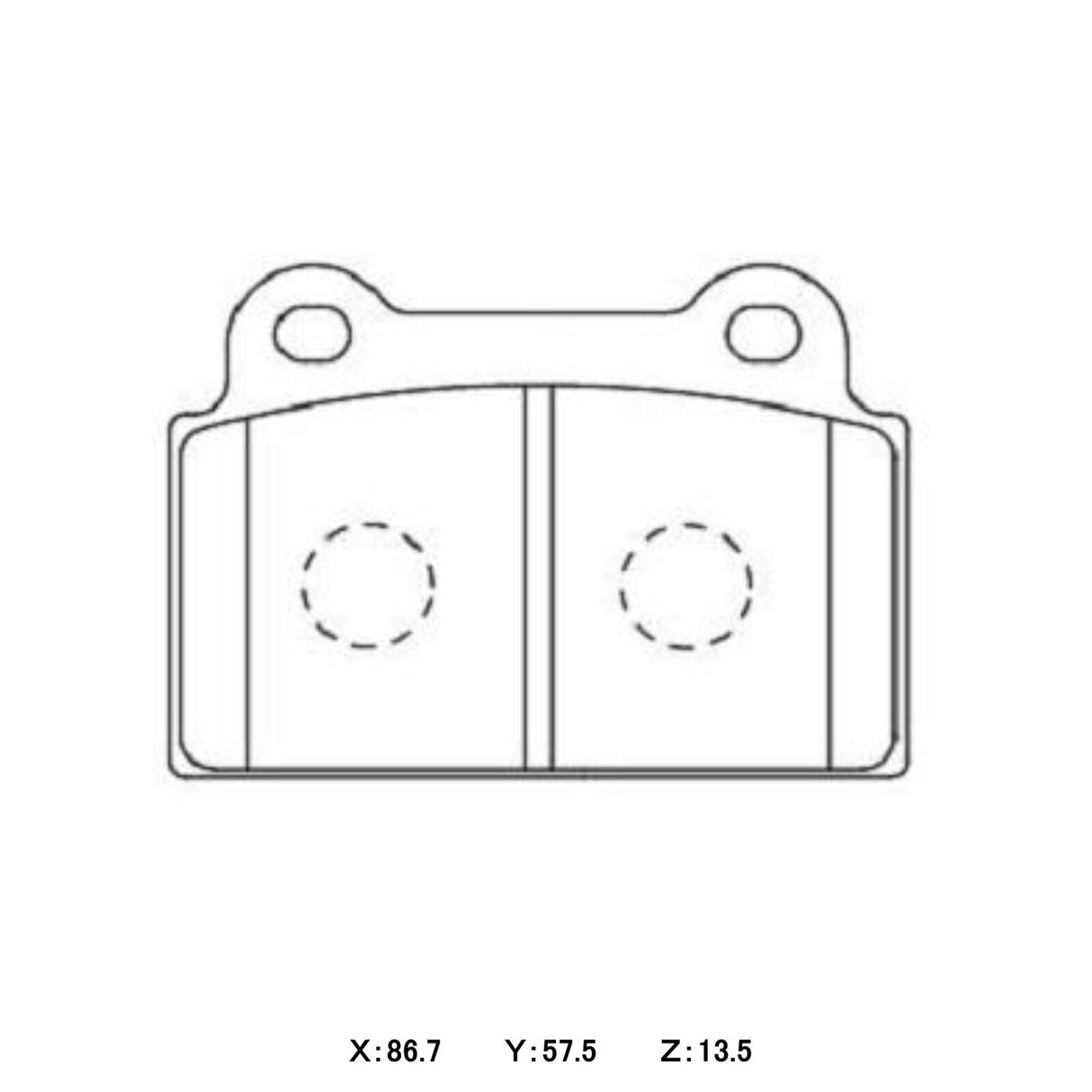 WinmaX W7 Race Brake Pads Mitsubishi Lancer Evolution X Brembo - ModsDirect