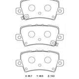 WinmaX W1 Street Performance Brake Pads Civic FN2 TYPE R - ModsDirect