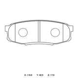 WinmaX WP2 4x4 Heavy Duty Brake Pads Toyota Landcruiser 200 - ModsDirect