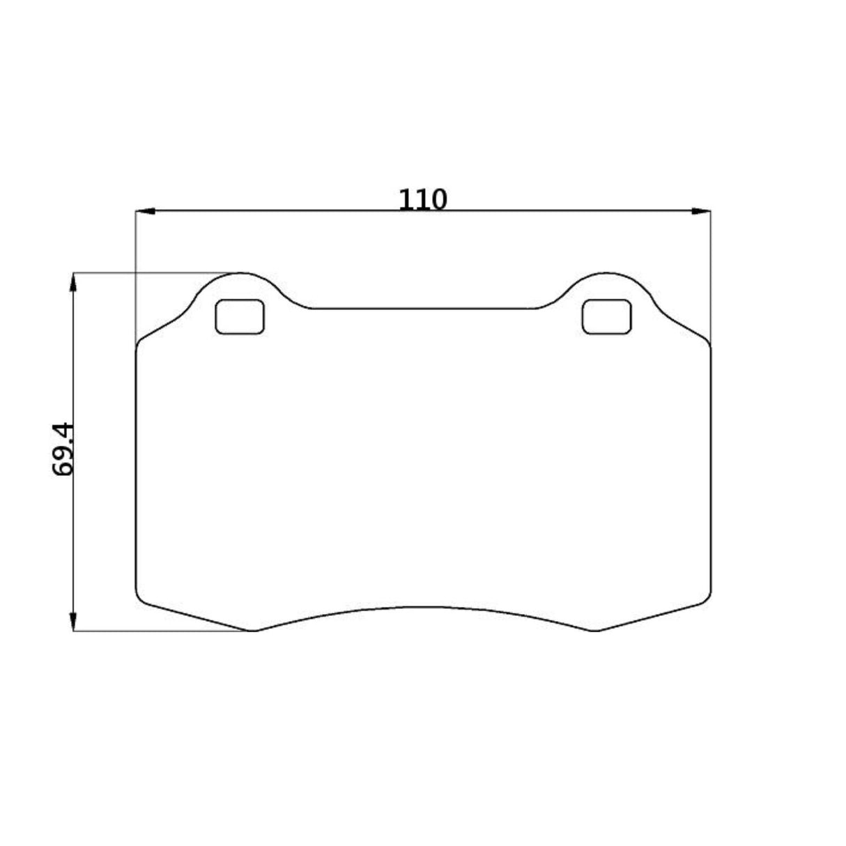 WinmaX W1 Street Performance Brake Pads Ford FPV Falcon GT 4pot Brembo - ModsDirect