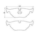 WinmaX W7 Race Brake Pads BMW E46 3 series - ModsDirect