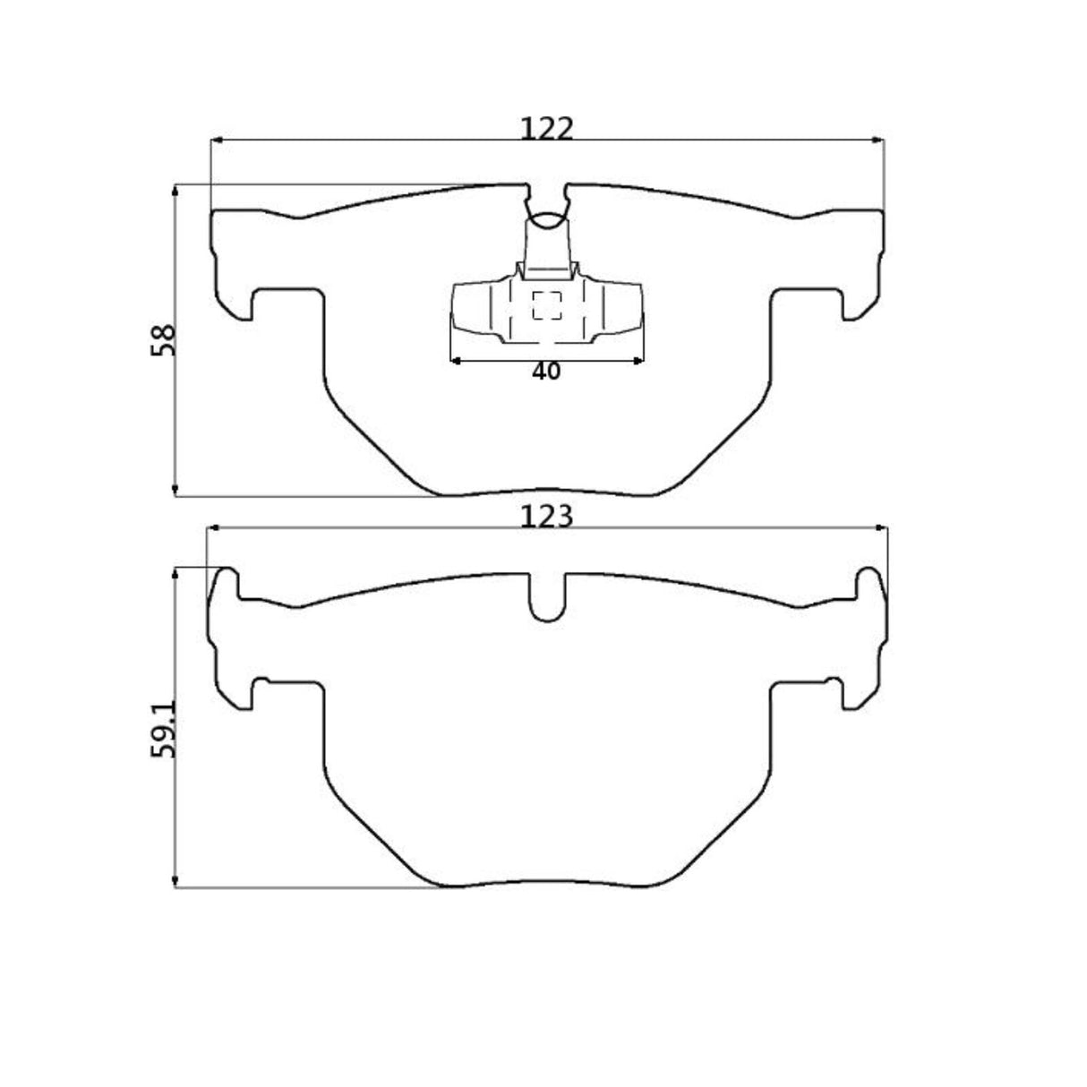 WinmaX W2 REAR Street Performance Brake Pads BMW 335i - ModsDirect