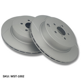 WinmaX WST REAR Slotted Brake Discs Subaru BRZ Ts Brembo - ModsDirect