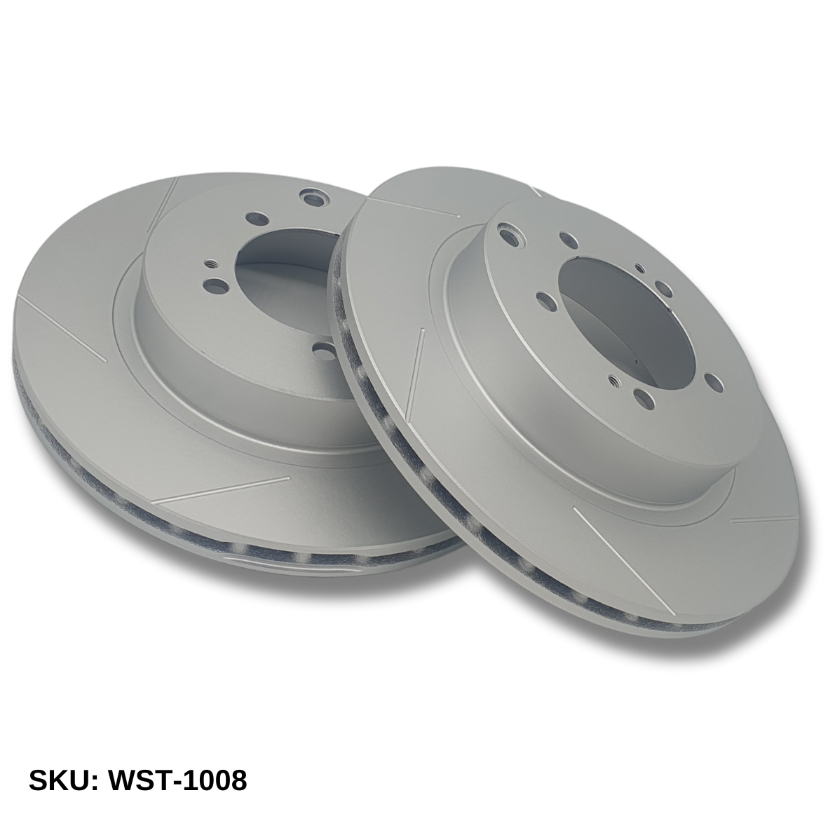 WinmaX WST Performance REAR Slotted Brake Discs Mitsubishi EVO 5-9 - ModsDirect