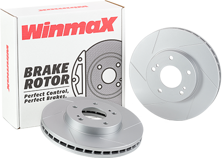 WinmaX WST Performance Slotted Brake Discs Subaru WRX STI GR,GV Rear - ModsDirect