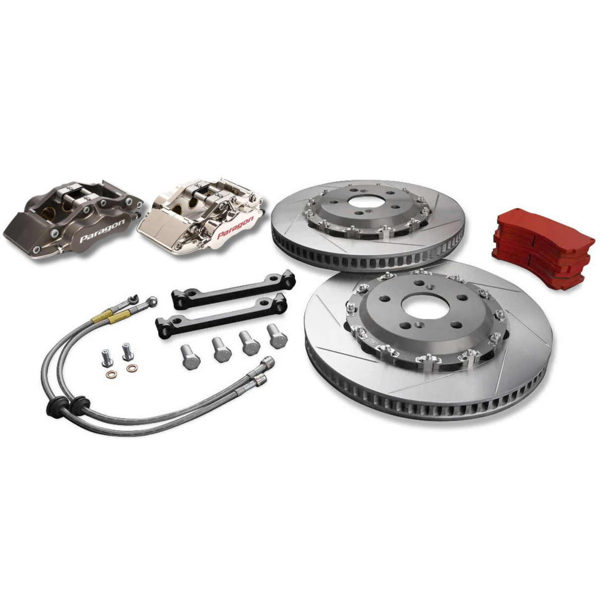 Paragon Performance Track Performance Front Big Brake Kit - Chevrolet - C5/C6 Corvette 97-12 (370x36mm) - Hard Anodised
