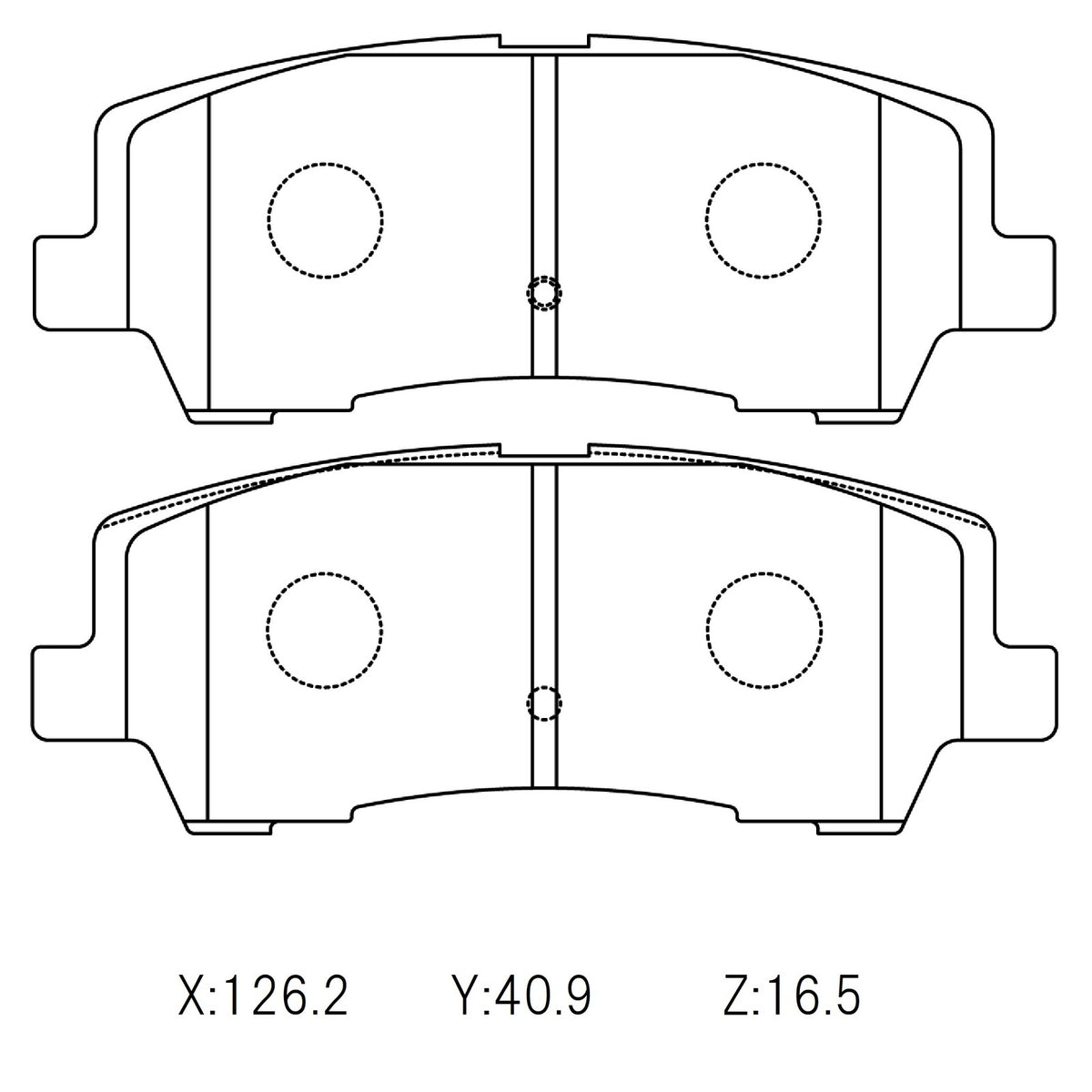 WinmaX W2 Street Performance Brake Pads Ford Mustang FM/FN