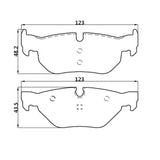 WinmaX W5 Performance Trackday Brake Pads BMW E87 130i