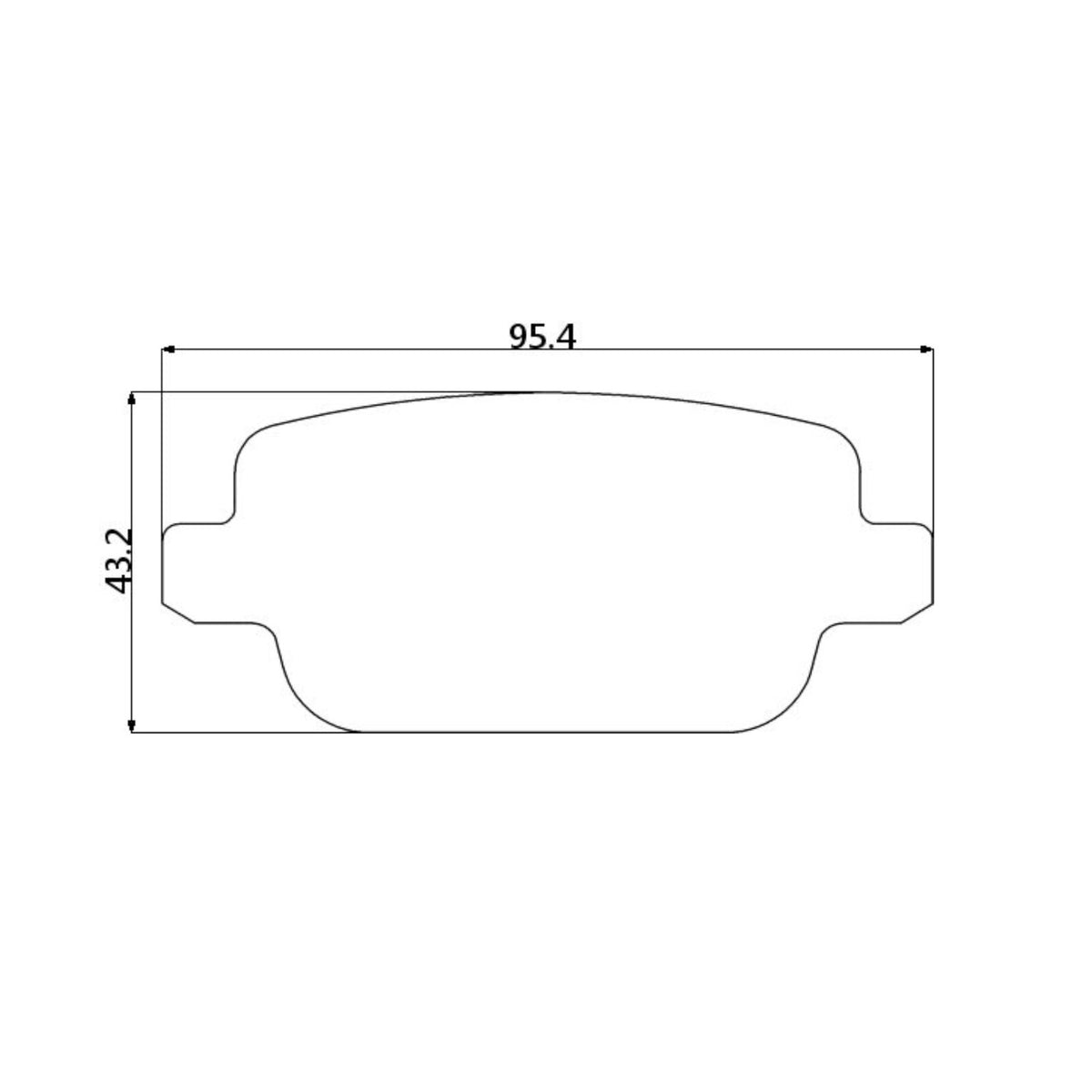 WinmaX W5 Performance Trackday Brake Pads Ford Focus RS
