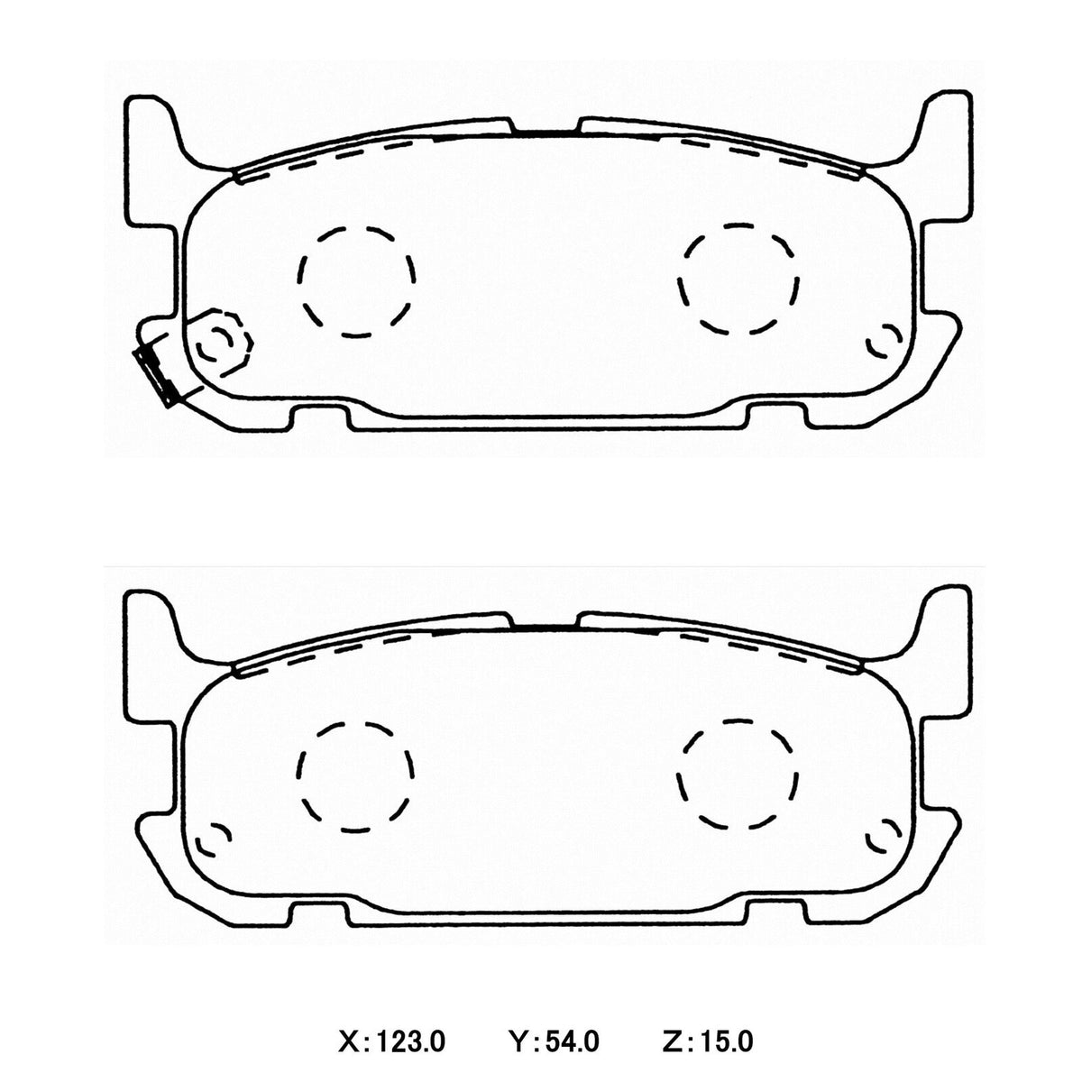 WinmaX W5 Performance Trackday Brake Pads Mazda MX5 NB8B