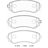 WinmaX W5 Performance Trackday Brake Pads Nissan Patrol (Y61, GU) REAR, Nissan Pulsar N14 1.8 FRONT