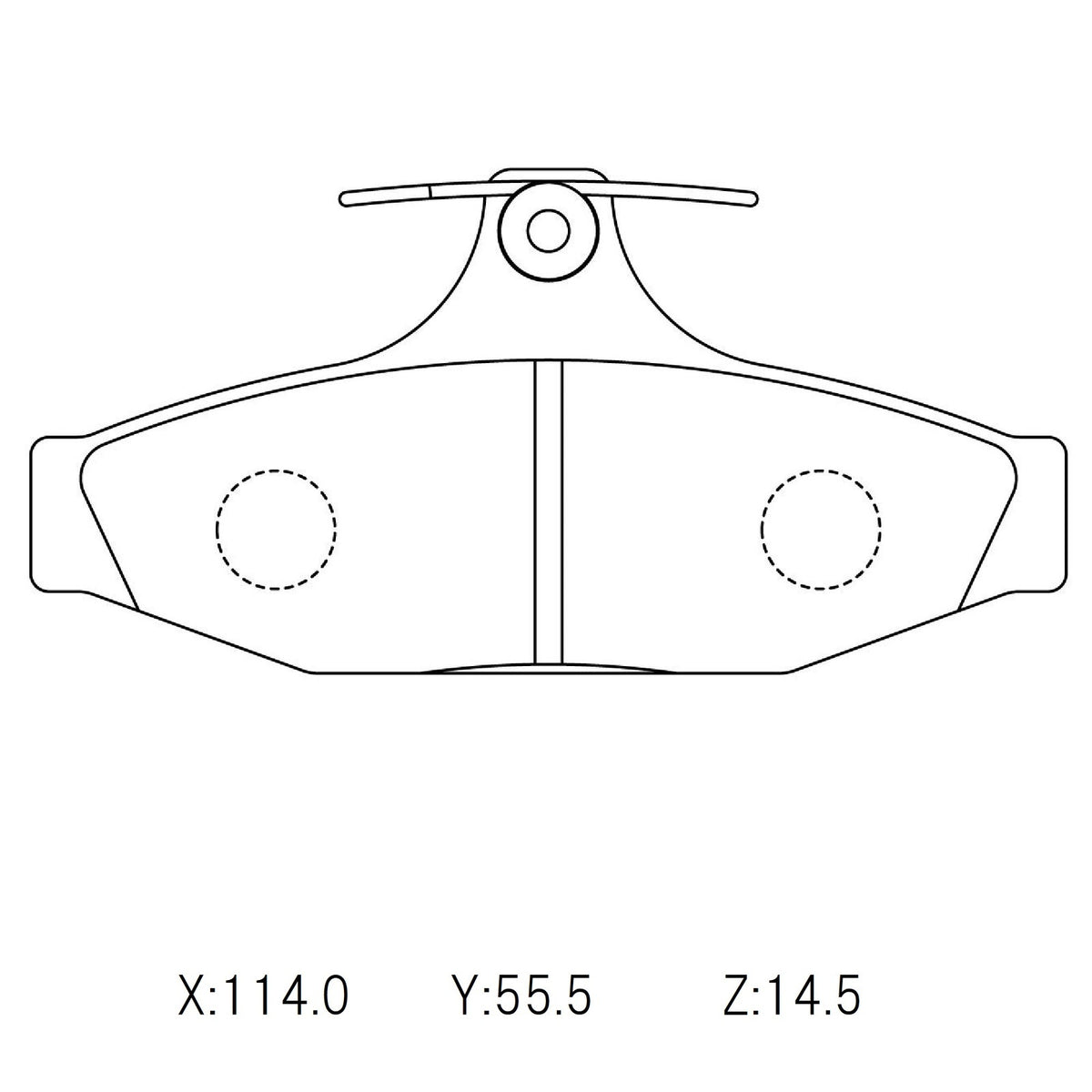 WinmaX W6.5 Race Brake Pads Commodore (DB1086)