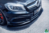 A45 AMG W176 (PFL) Front Lip Splitter Extensions (Pair)