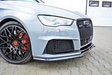 MAXTON DESIGN | V1 Front Splitter (PFL Audi RS3 8V Sportback) - ModsDirect