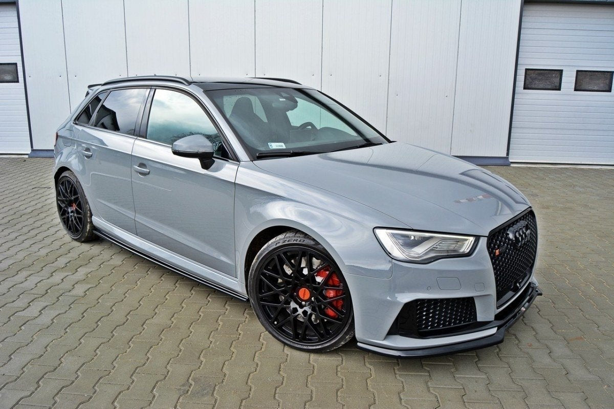 MAXTON DESIGN | V2 Front Splitter (PFL Audi RS3 8V Sportback) - ModsDirect