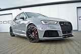 MAXTON DESIGN | V2 Front Splitter (PFL Audi RS3 8V Sportback) - ModsDirect