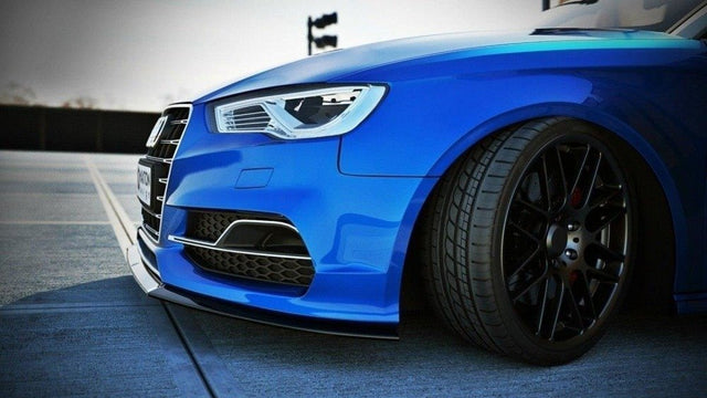 MAXTON DESIGN | Sedan/Cab Front Splitter (Audi S3/A3 S-Line 8V PFL) - ModsDirect