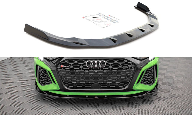 MAXTON DESIGN | Front Splitter V2 (Audi RS3 8Y) - ModsDirect