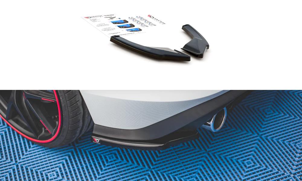 MAXTON DESIGN | Rear Side Splitters (MK8 GTI) - ModsDirect