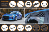i30 SR Hatch (2017-2018) Full Lip Splitter Set