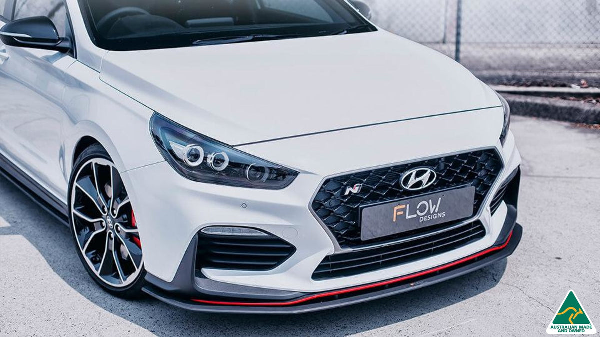 i30N Fastback PD Front Lip Splitter & Reinforcement Brackets
