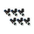 Injector Dynamics ID1050-XDS 34mm Injectors Set of 6 w/14mm Top & 14mm Lower O-Ring- Universal