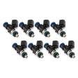 Injector Dynamics ID1050-XDS 34mm Injectors Set of 8 w/14mm Top & 14mm Lower O-Ring- Universal