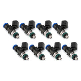 Injector Dynamics ID1050-XDS 34mm Injectors Set of 8 w/14mm Top & 14mm Lower O-Ring- Universal