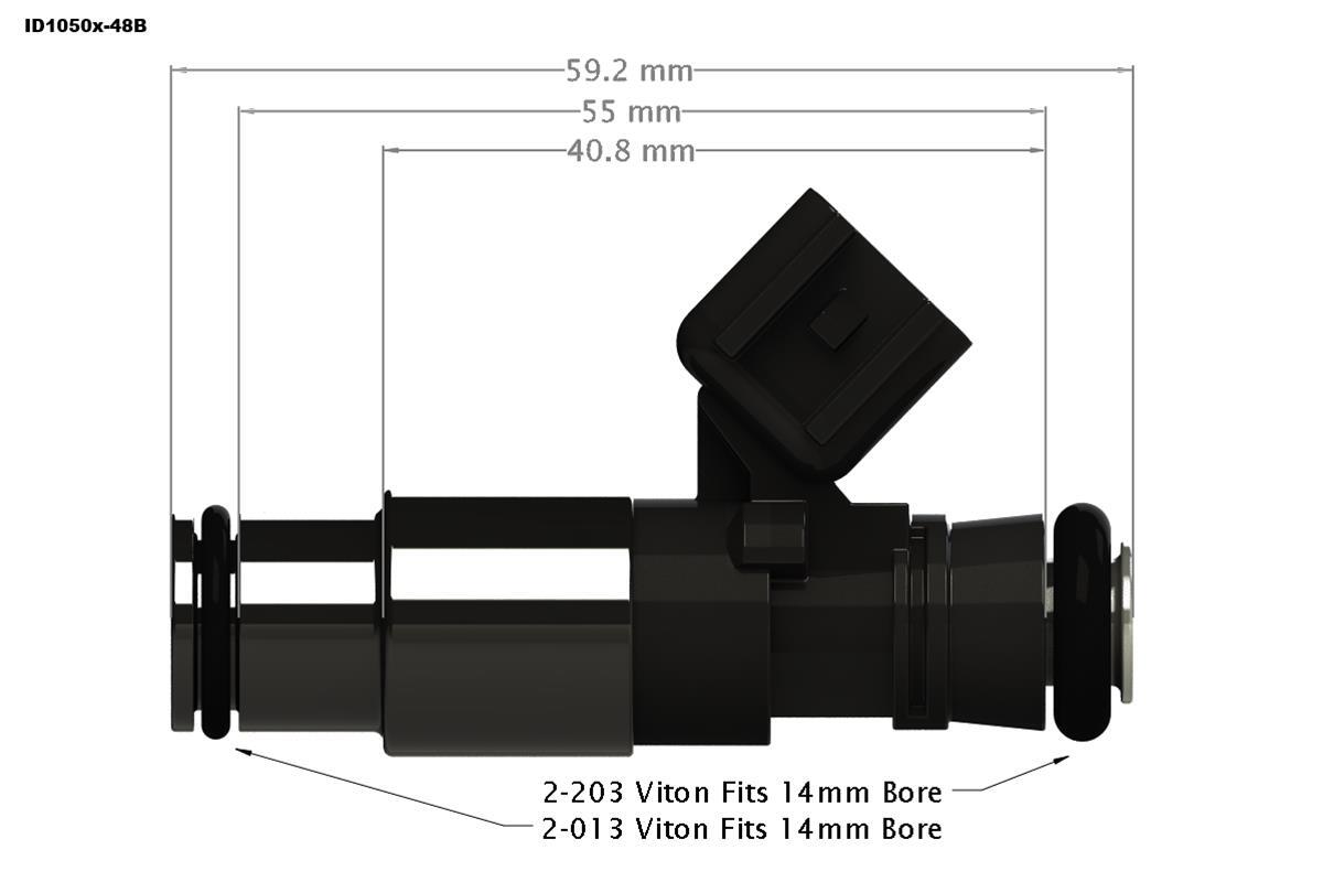 Injector Dynamics ID1050-XDS Direct Fit Injectors Set of 4- Mitsubishi Evo X
