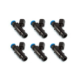 Injector Dynamics ID1050-XDS 48mm Injectors Set of 6 w/14mm Top & 14mm Black Lower Adaptor- Universal