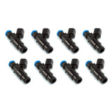Injector Dynamics ID1050-XDS 48mm Injectors Set of 8 w/14mm Top & 14mm Black Lower Adaptor- Universal