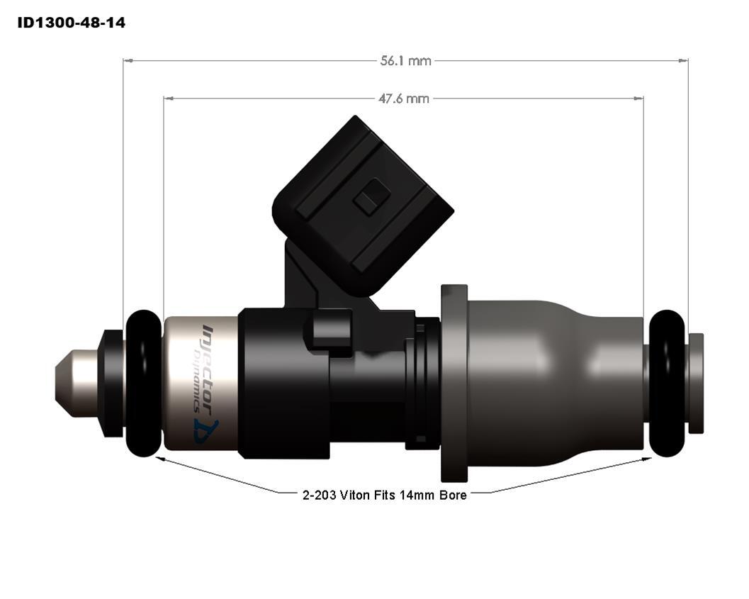 Injector Dynamics ID1300-XDS Direct Fit Injectors Set of 8- BMW M3 E90/E92/E93/Dodge Challenger Hellcat
