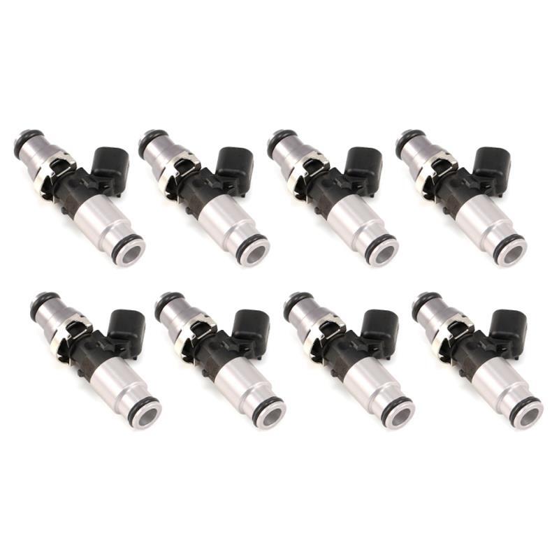 ID1300-XDS Injectors Set of 8, 60mm Length, 14mm Grey Adaptor Top, 14mm Lower Adaptor - Mustang GT 2011+