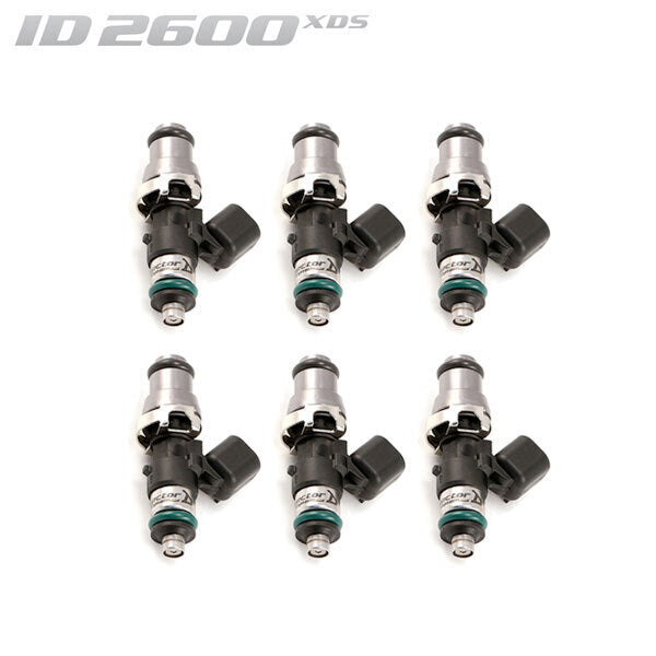 Injector Dynamics ID2600-XDS Direct Fit Injectors Set of 6- Ford XR6 FG/Nissan 350Z/Porsche GT2 996/997.1 TT/BMW M3 E46