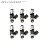 Injector Dynamics ID2600-XDS Direct Fit Injectors Set of 6- Ford XR6 FG/Nissan 350Z/Porsche GT2 996/997.1 TT/BMW M3 E46