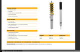 Öhlins Road & Track Coilovers – BMW 1 Series E81/E82/E87/E88 & 3 Series E90/E91/E92/E93
