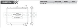 Koyorad Performance Radiator: Nissan Skyline GT-R R34 RB26DETT MT 2000-2002