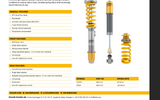 Öhlins Road & Track Coilovers – BMW M2 F87 / M3 F80 / M4 F82