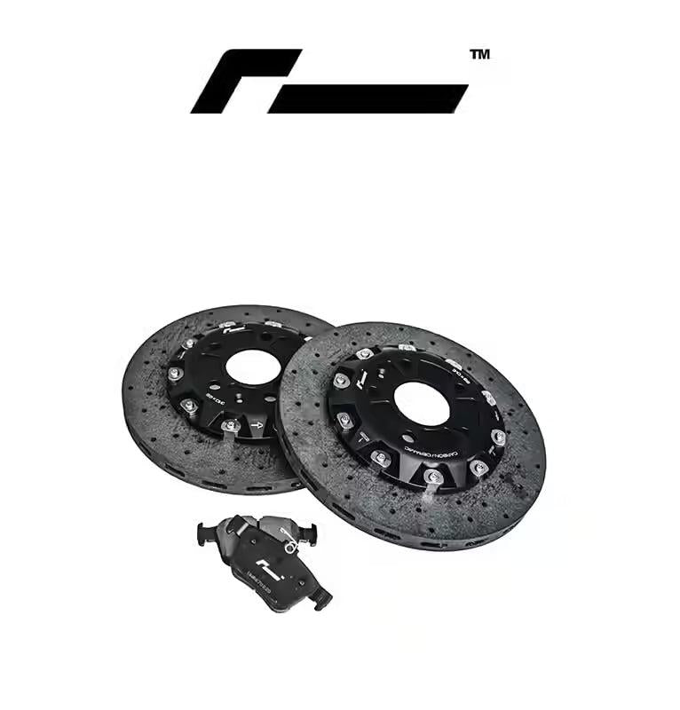 RacingLine Stage 3+ Performance Rear Carbon Discs and Pads / MQB / Pads and Rotors 310x22mm