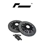 RacingLine Stage 3+ Performance Rear Carbon Discs and Pads / MQB / Pads and Rotors 310x22mm