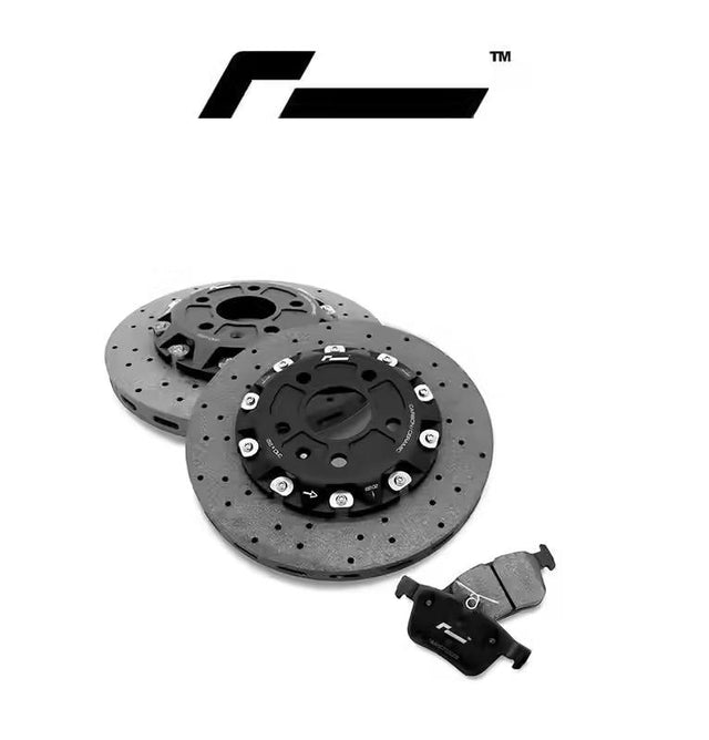 RacingLine Stage 3+ Performance Rear Carbon Discs and Pads / MQB / Pads and Rotors 310x22mm
