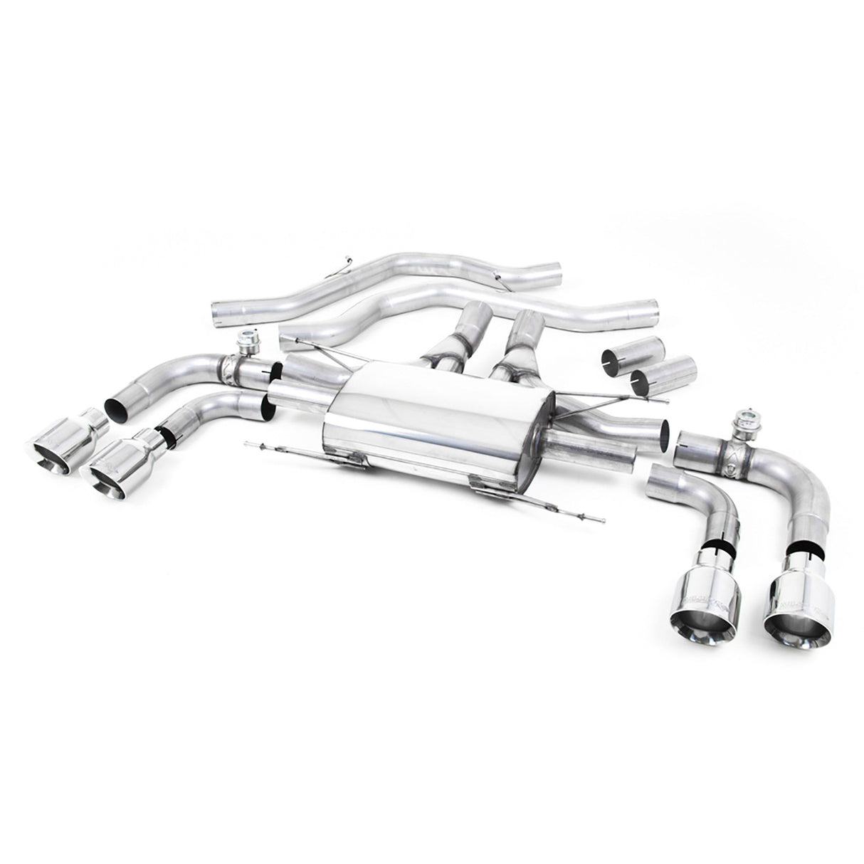 Milltek Sport | Front Pipe-Back (Valved) Alfa Romeo Giulia Quadrifoglio - ModsDirect