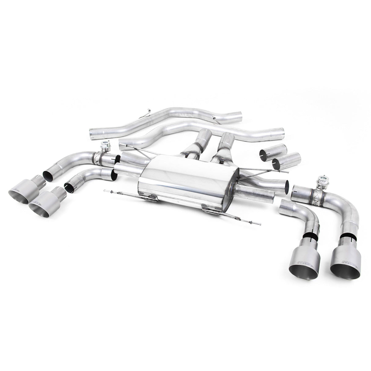 Milltek Sport | Front Pipe-Back (Valved) Alfa Romeo Giulia Quadrifoglio - ModsDirect